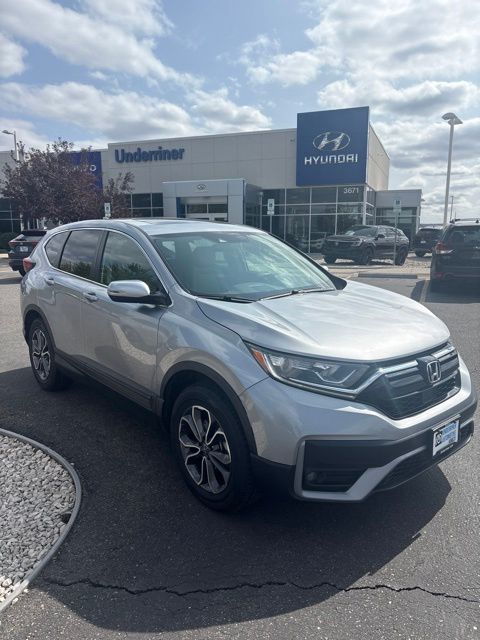 Lunar Silver Metallic 2021 Honda CR-V SUV / Crossover All-Wheel Drive Continuously Variable Transmission