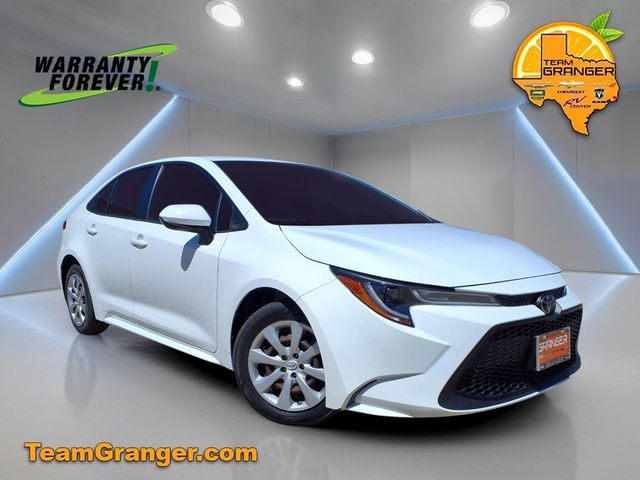 Super White 2020 Toyota Corolla LE FWD Sedan Front-Wheel Drive Continuously Variable Transmission