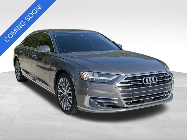 Gray 2019 Audi A8 Sedan All-Wheel Drive 8-Speed Automatic
