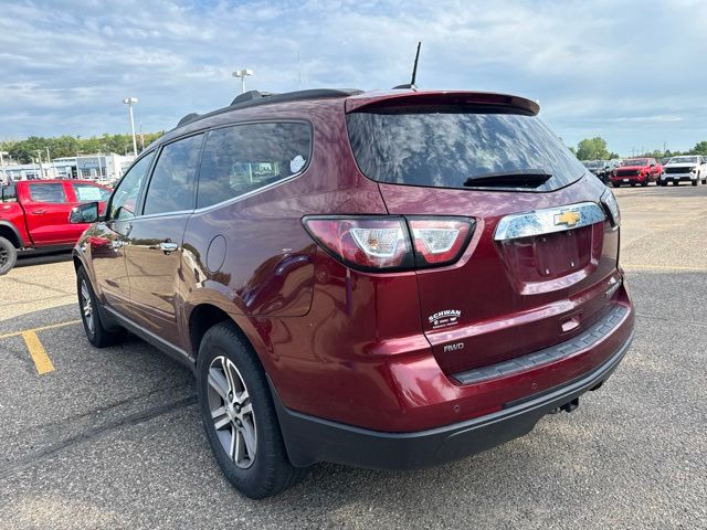 2016 Siren Red Tintcoat Chevrolet Traverse LT AWD SUV