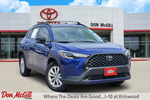 2025 Toyota Corolla Cross LE Blue at Don McGill Toyota