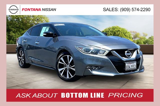 Gray (Gun Metallic) 2017 Nissan Maxima Sedan Front-Wheel Drive Continuously Variable Transmission