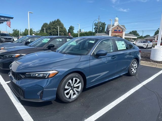 Blue Lagoon Pearl 2026 Honda Civic Sedan Front-Wheel Drive Continuously Variable Transmission