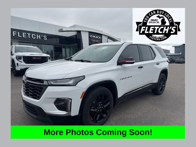 Summit White 2023 Chevrolet Traverse Premier AWD SUV / Crossover Four-Wheel Drive 9-Speed Automatic