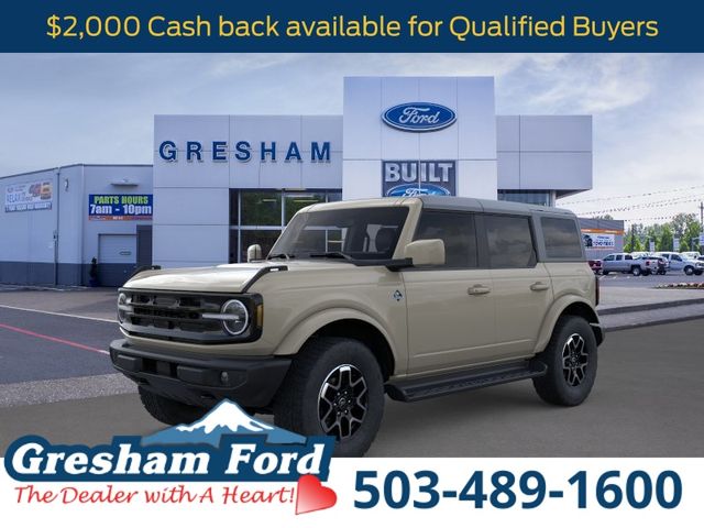 Desert Sand 2025 Ford Bronco Outer Banks 4-Door 4WD SUV / Crossover Four-Wheel Drive Automatic