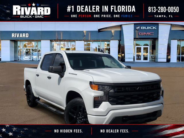 Summit White 2025 Chevrolet Silverado 1500 Pickup Truck 4X2 8-Speed Automatic