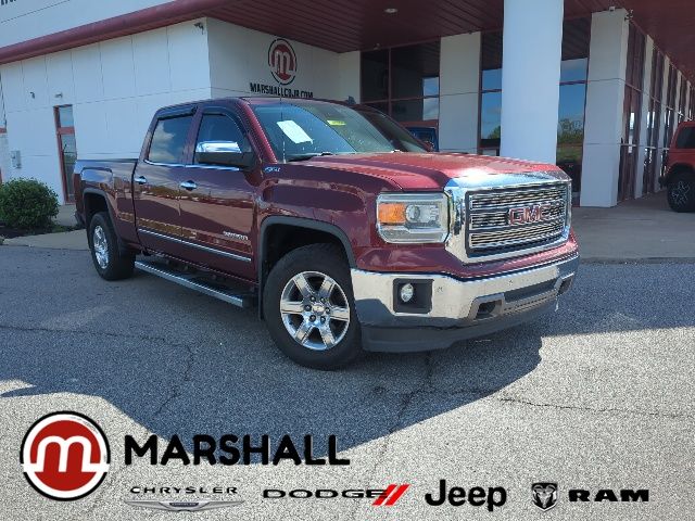 Sonoma Red Metallic 2014 GMC Sierra 1500 SLT Crew Cab Pickup Truck 4X2 6-Speed Automatic Overdrive