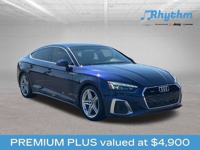 Blue Metallic 2022 Audi A5 Sportback Sedan All-Wheel Drive 7-Speed Automatic