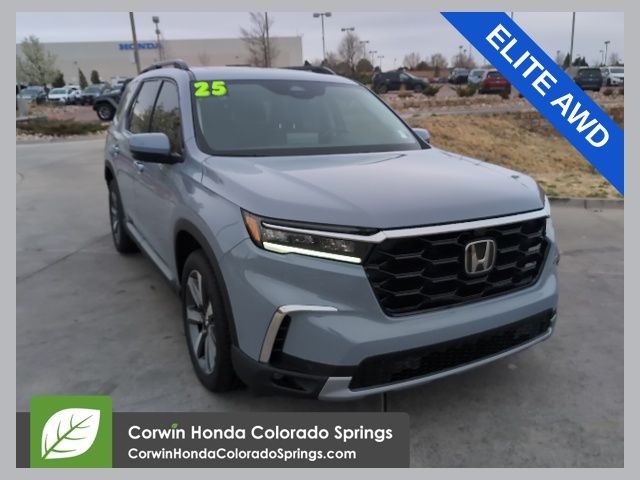 Sonic Gray Pearl 2025 Honda Pilot Elite AWD SUV / Crossover All-Wheel Drive Automatic
