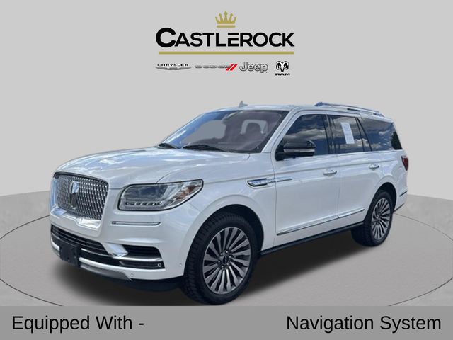 White Platinum Clearcoat Metallic 2019 Lincoln Navigator SUV / Crossover Four-Wheel Drive Automatic