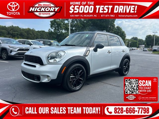 Crystal Silver Metallic 2013 MINI Countryman SUV / Crossover Front-Wheel Drive 6-Speed Manual Overdrive