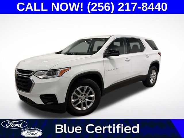 Summit White 2021 Chevrolet Traverse SUV / Crossover Front-Wheel Drive 9-Speed Automatic