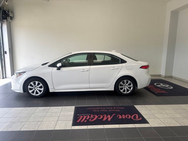 2020 Toyota Corolla LE White at Emmons Autoplex