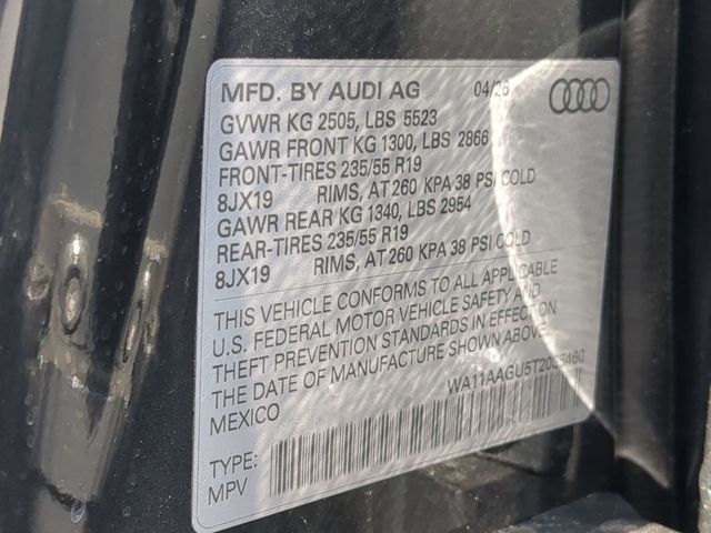 new 2026 Audi Q5 car, priced at $56,975