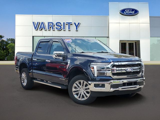 Blue Metallic 2025 Ford F-150 Pickup Truck Four-Wheel Drive Automatic