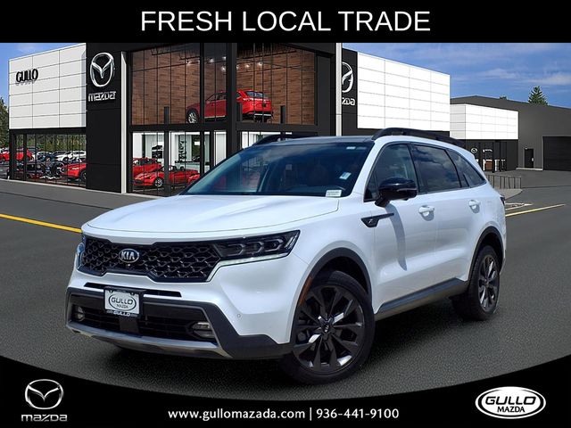 Glacial White Pearl 2021 Kia Sorento SUV / Crossover All-Wheel Drive 8-Speed Dual Clutch