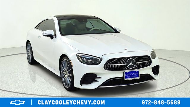 White 2023 Mercedes-Benz E-Class Convertible Rear-Wheel Drive 9-Speed Automatic
