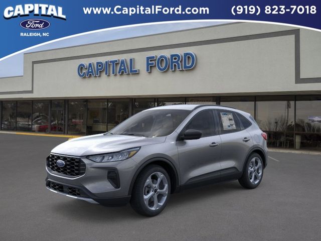 Gray Metallic 2025 Ford Escape Hybrid ST-Line FWD SUV / Crossover Front-Wheel Drive Continuously Variable Transmission