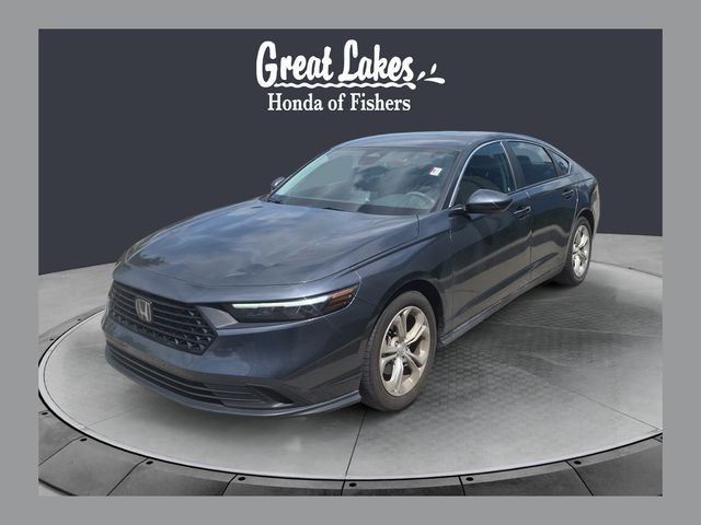 Canyon River Blue Metallic 2024 Honda Accord Sedan Front-Wheel Drive Continuously Variable Transmission