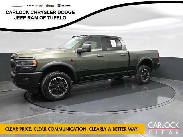 Olive Green Pearlcoat 2024 RAM 2500 Rebel Crew Cab 4WD Pickup Truck Four-Wheel Drive 6-Speed Automatic