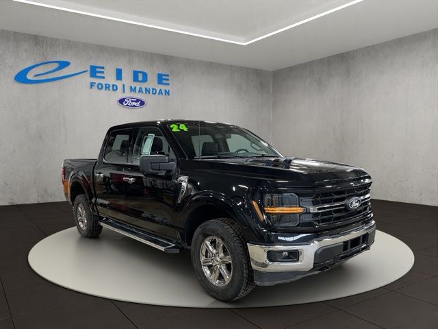 Agate Black Metallic 2024 Ford F-150 Pickup Truck Four-Wheel Drive Automatic