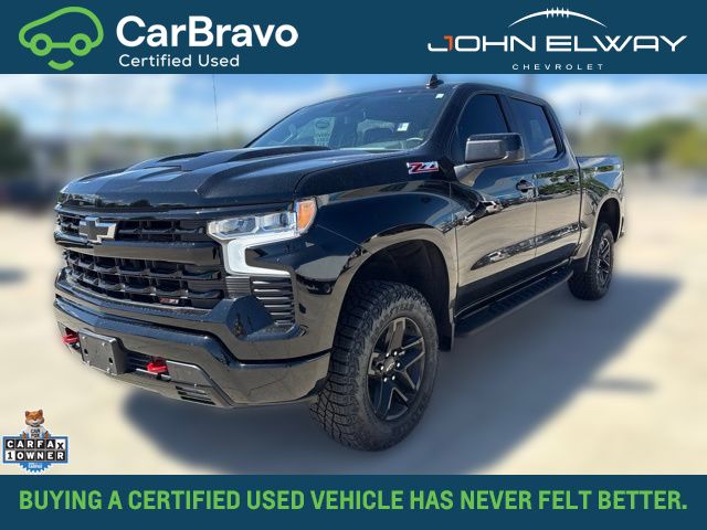 Black 2024 Chevrolet Silverado 1500 Pickup Truck Four-Wheel Drive Automatic