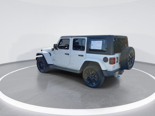 Used 2022 White Jeep Unlimited Sahara 4xe image 6