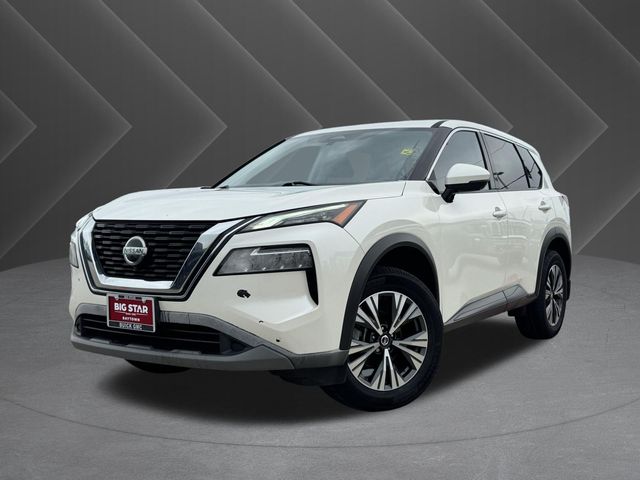 2021 Nissan Rogue SV White at South Houston Nissan