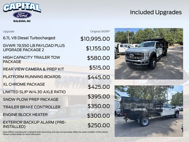 New 2026 White Ford 12FT DUMP image 3