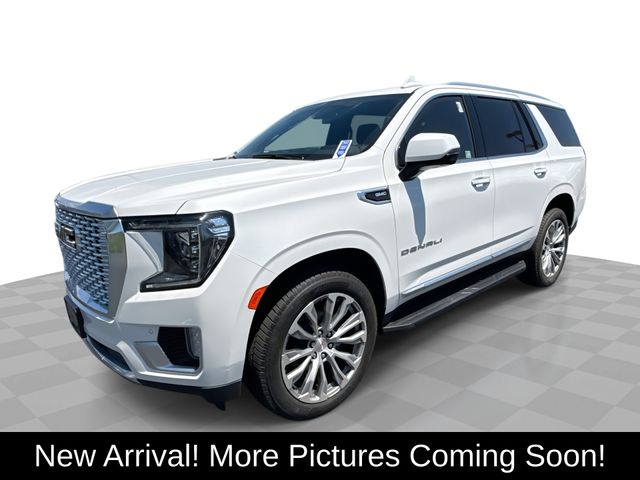 White Frost Tricoat 2021 GMC Yukon Denali 4WD SUV / Crossover Four-Wheel Drive