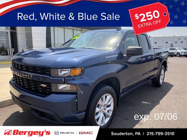 Northsky Blue Metallic 2022 Chevrolet Silverado 1500 Pickup Truck Four-Wheel Drive 8-Speed Automatic