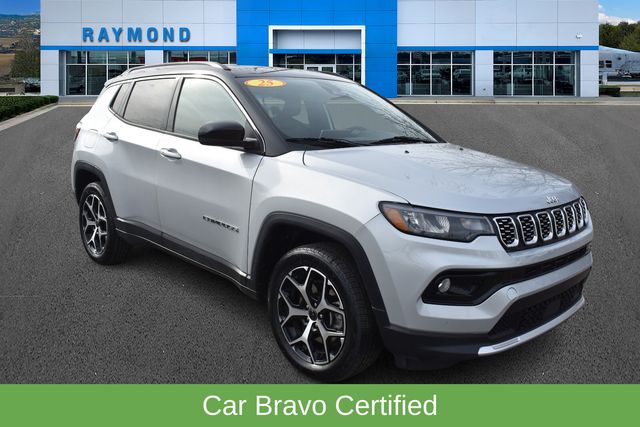 Silver Zynith Metallic Clearcoat 2025 Jeep Compass Limited 4WD SUV / Crossover Four-Wheel Drive 8-Speed Automatic