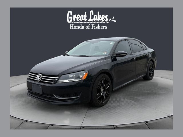Black 2012 Volkswagen Passat Sedan Front-Wheel Drive 6-Speed Automatic