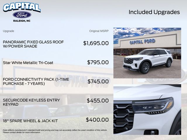New 2026 White Ford Platinum image 5