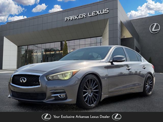 Gray (Graphite Shadow) 2014 INFINITI Q50 Sedan Rear-Wheel Drive 7-Speed Automatic