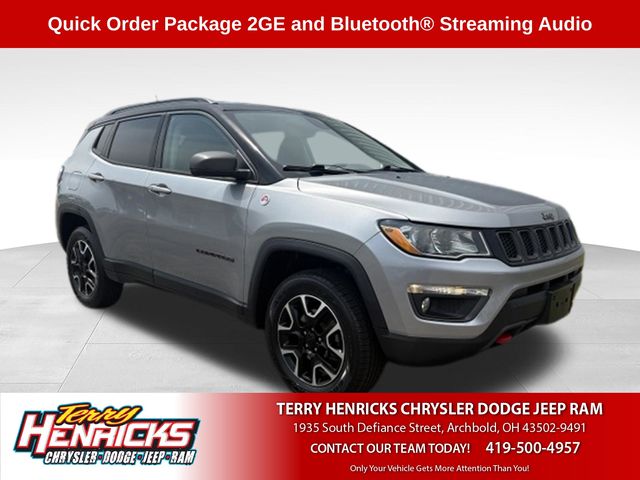 Billet Silver Metallic Clearcoat 2020 Jeep Compass SUV / Crossover Four-Wheel Drive 9-Speed Automatic