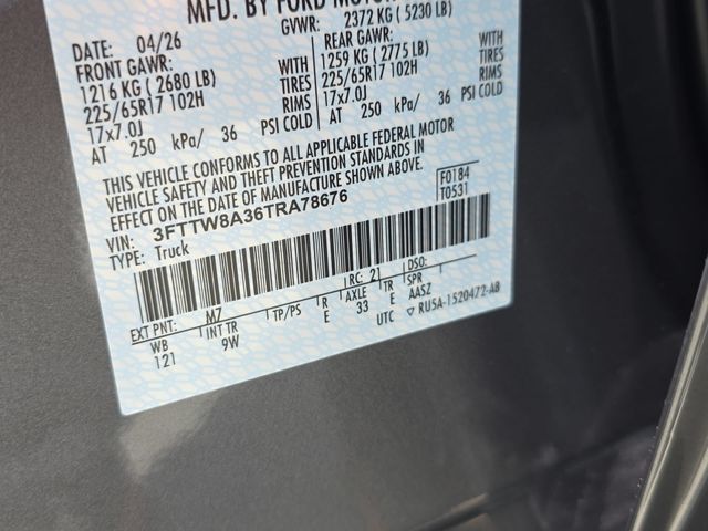 New 2026 Carbonized Gray Metallic Ford XL image 36
