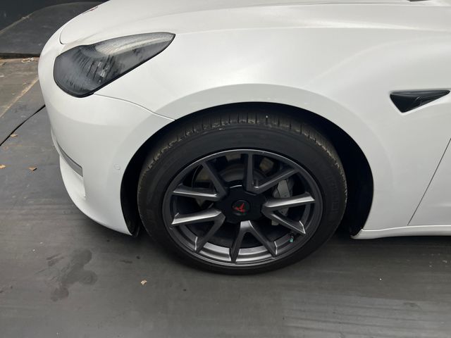 2021 Pearl White Multi-Coat Tesla Model 3 Standard Range Plus RWD Sedan