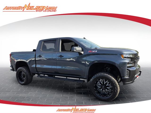 Shadow Gray Metallic 2019 Chevrolet Silverado 1500 LT Trail Boss Crew Cab 4WD Pickup Truck Four-Wheel Drive 8-Speed Automatic
