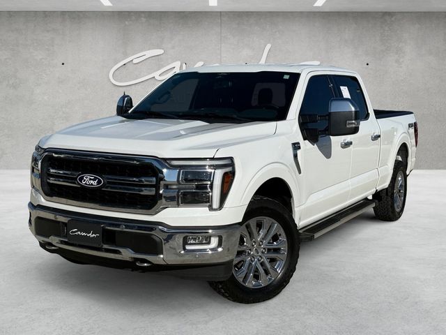 Star White Metallic Tri-Coat 2024 Ford F-150 Pickup Truck Four-Wheel Drive Automatic