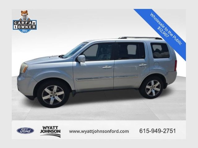Alabaster Silver Metallic 2012 Honda Pilot Touring 4WD SUV / Crossover Four-Wheel Drive 5-Speed Automatic