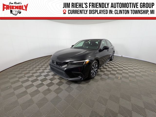 Black 2022 Honda Civic Hatchback Hatchback Front-Wheel Drive Continuously Variable Transmission