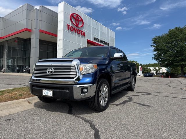 Blue Ribbon Metallic 2014 Toyota Tundra Limited CrewMax 5.7L 4WD Pickup Truck Four-Wheel Drive 6-Speed Automatic Overdrive
