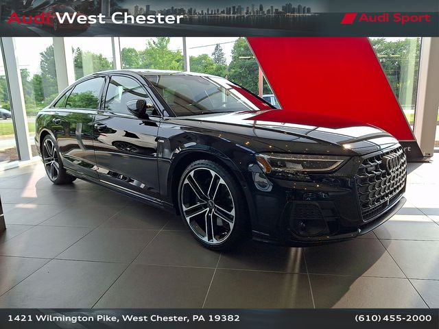 Sebring Black Crystal Effect 2026 Audi A8 Sedan All-Wheel Drive 8-Speed Automatic
