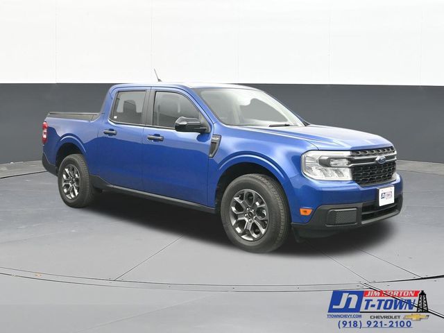 Blue Metallic 2024 Ford Maverick Pickup Truck Front-Wheel Drive Continuously Variable Transmission