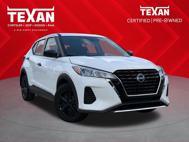 2024 Nissan Kicks S White at Bayway Chrysler Dodge Jeep Ram