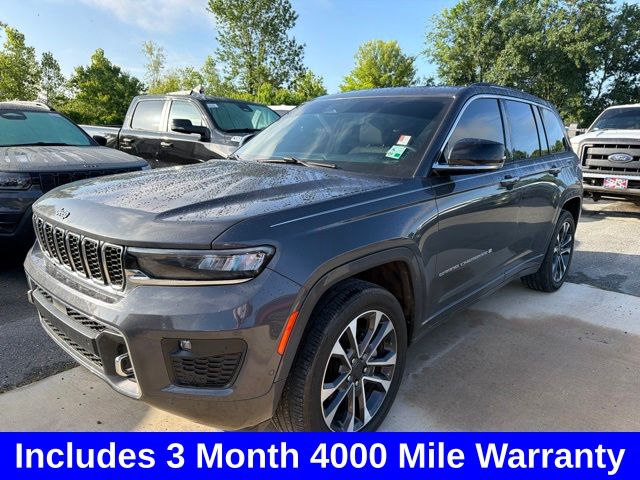 Baltic Gray Metallic Clearcoat 2022 Jeep Grand Cherokee Overland 4WD SUV / Crossover Four-Wheel Drive 8-Speed Automatic