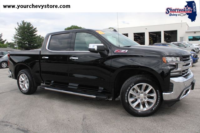 Black 2021 Chevrolet Silverado 1500 Pickup Truck Four-Wheel Drive 8-Speed Automatic