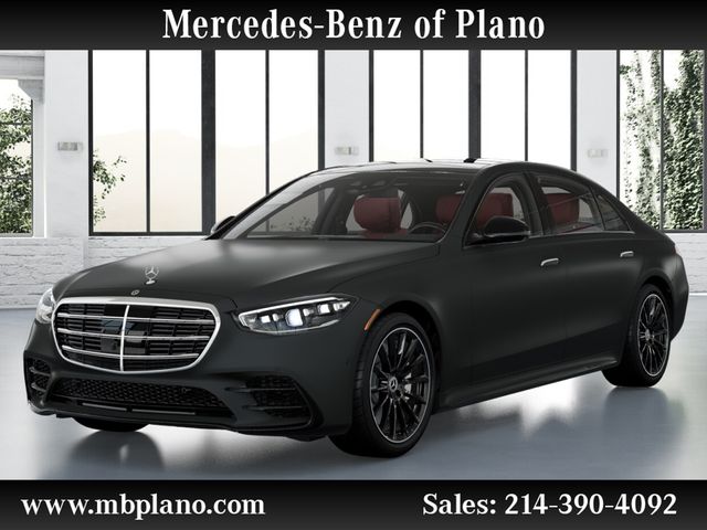Gray (MANUFAKTUR Graphite Grey) 2026 Mercedes-Benz S-Class Sedan All-Wheel Drive 9-Speed Automatic