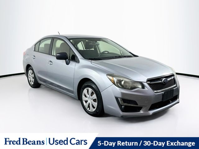Ice Silver Metallic 2015 Subaru Impreza Sedan All-Wheel Drive Continuously Variable Transmission